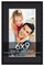 6x9 Frame with Mat - Black 8x11 Frame Wood Made to Display Print or Poster Measuring 6 x 9 Inches with Black Photo Mat